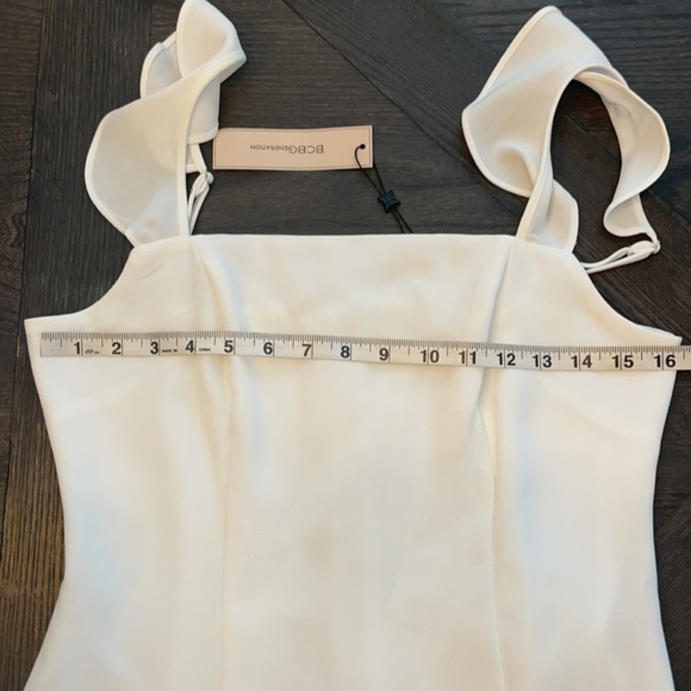 NWT BCBGeneration Cocktail Ruffle Fitted Mini - Picture 13 of 16